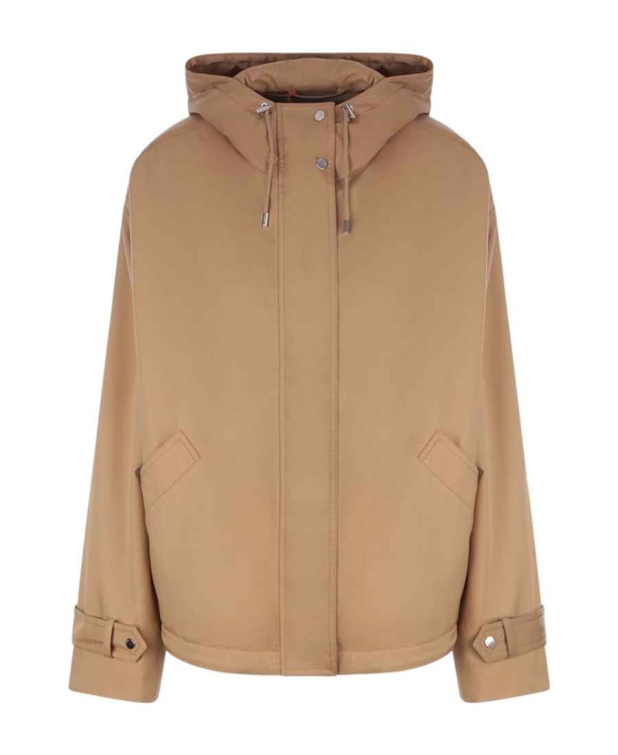 Shop Loro Piana Hooded Jacket In Caramel Color