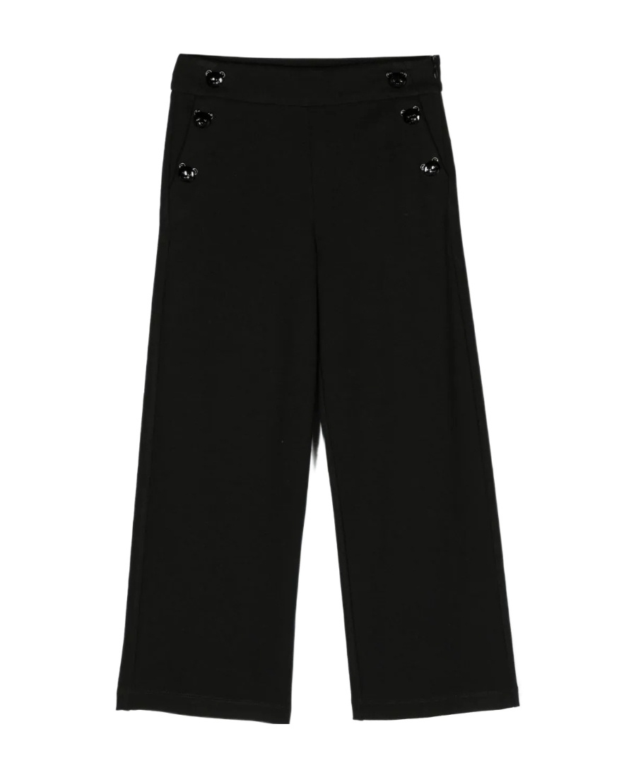 MOSCHINO MOSCHINO KIDS BUTTON-DETAILED STRAIGHT-LEG TROUSERS
