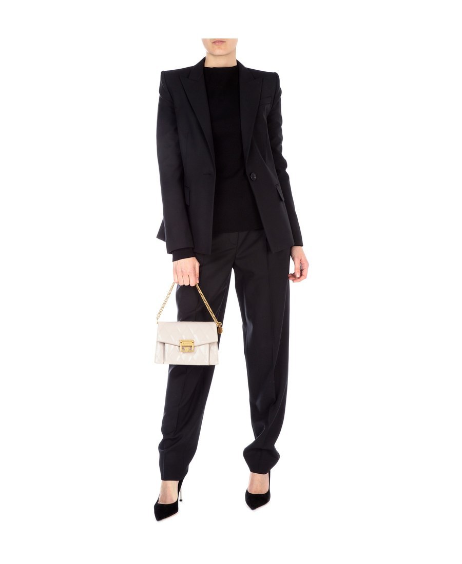 Givenchy Post-quality Lace Sweater In Black