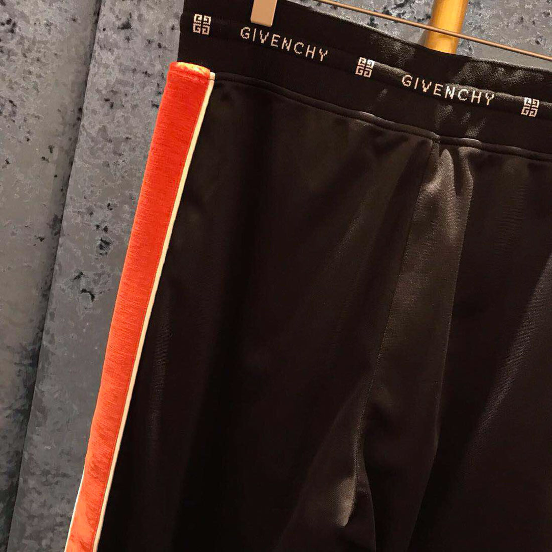 Givenchy Side-striped Sweatpants In Black