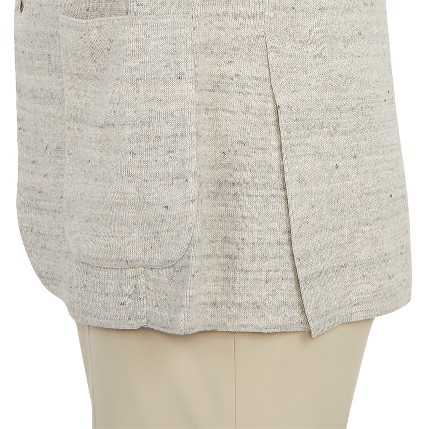 Lardini Long-sleeved Casual Jacket In White