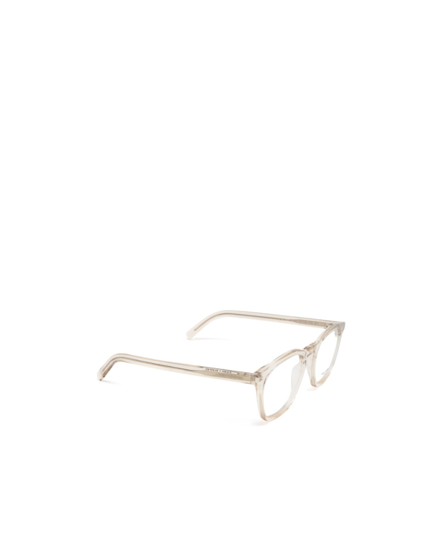 Saint Laurent Transparent Square-frame Glasses In White
