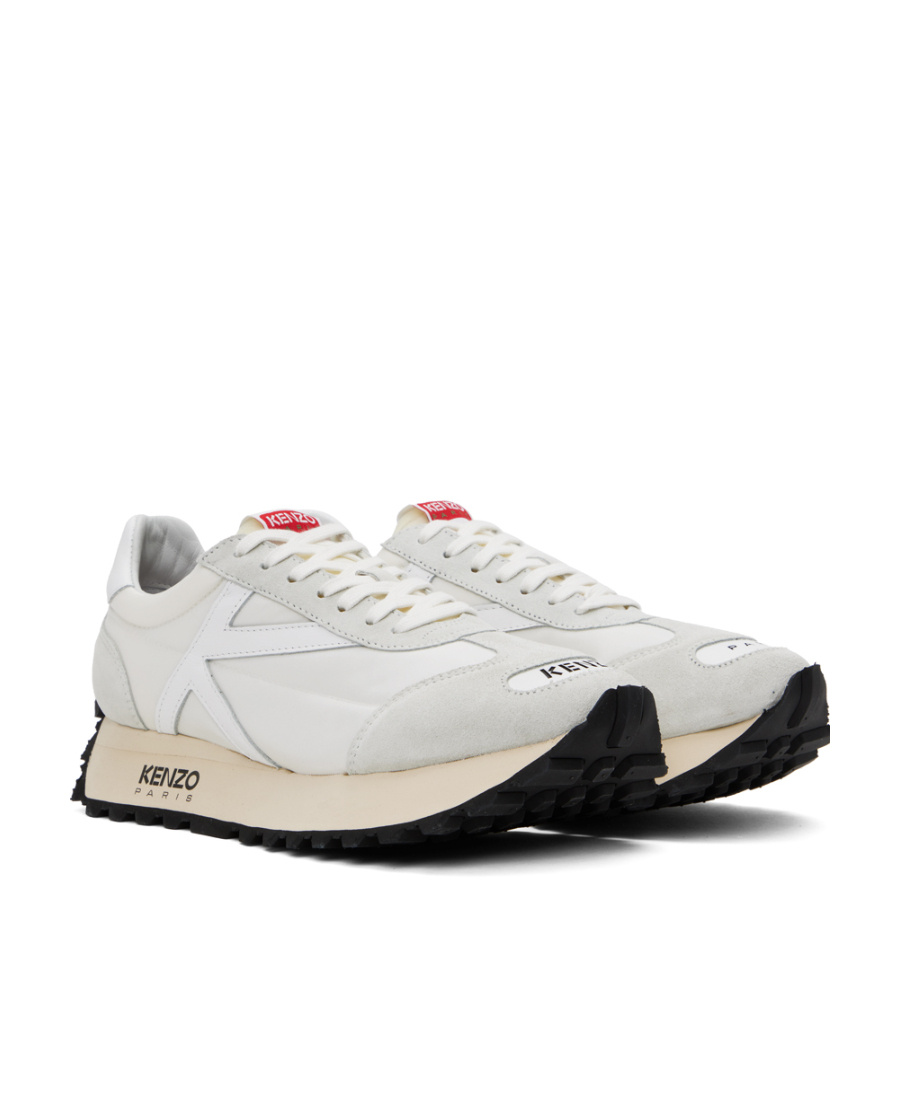 Kenzo Smile Run Low-top Sneakers In White