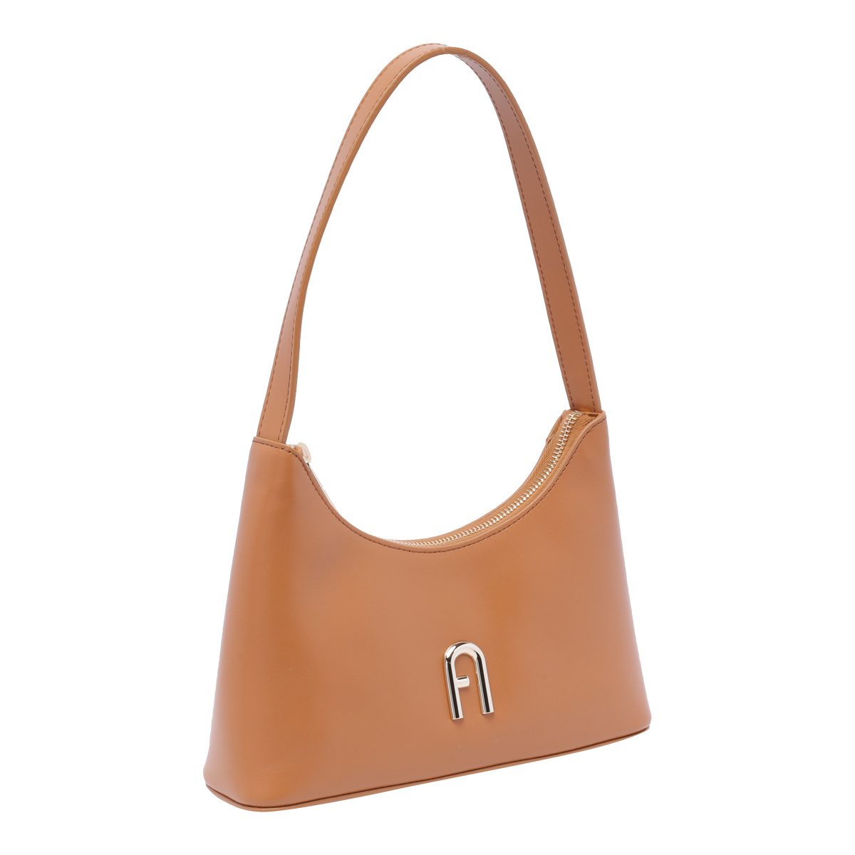Furla Diamante Shoulder Bag In Orange