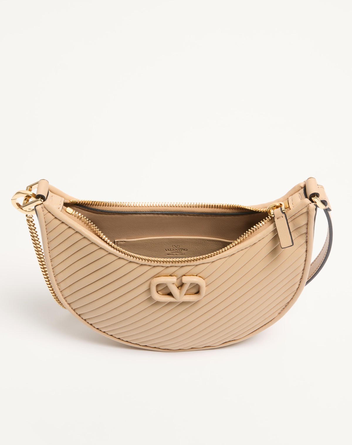 Valentino Mini Leather Vsling Shoulder Bag