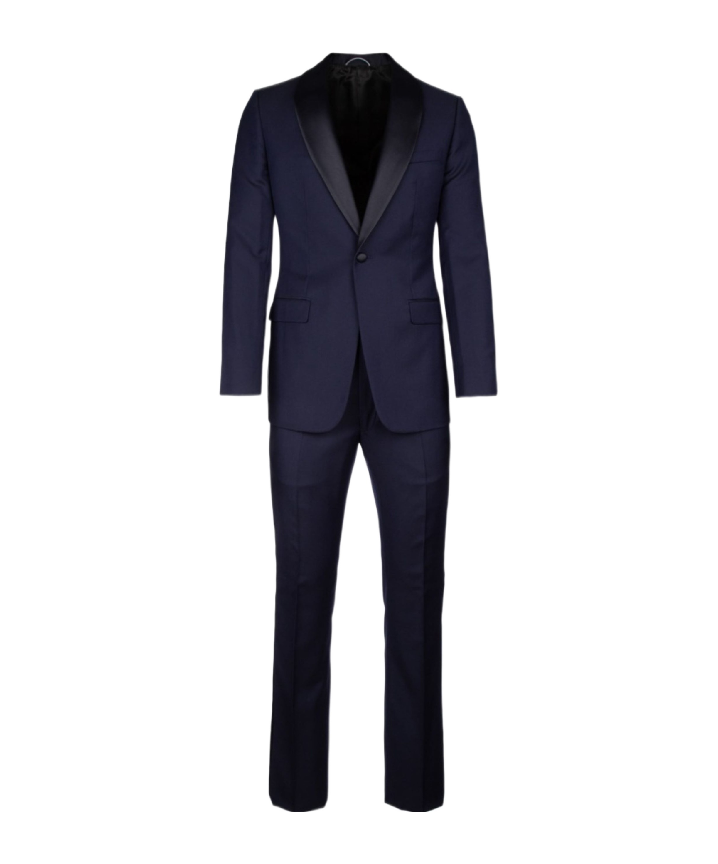 Dior Lapel Suit In Dark Blue