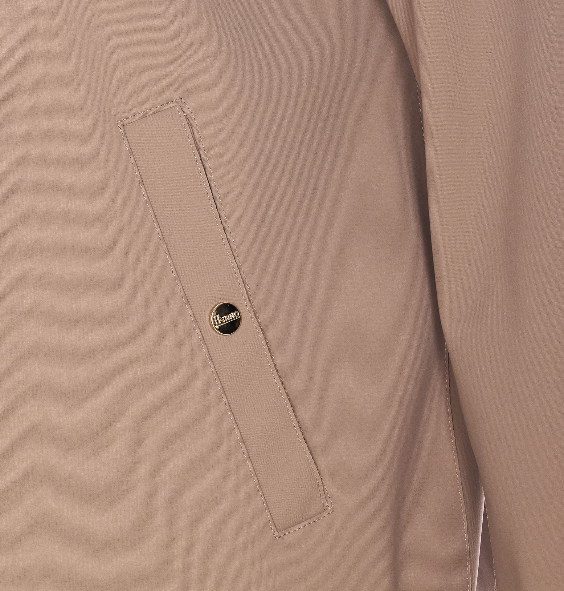 Herno Zip-up Hooded Jacket In Pink