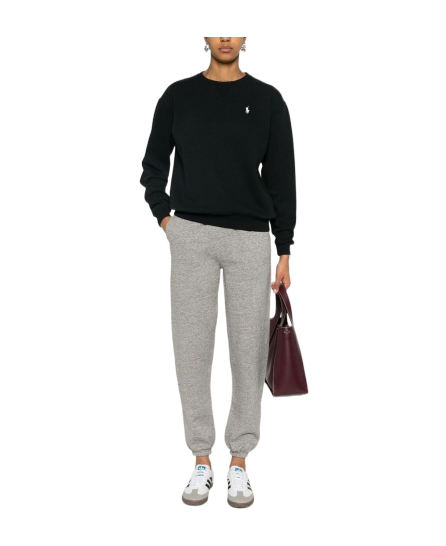 Polo Ralph Lauren Polo Pony Jersey Sweatshirt In Black