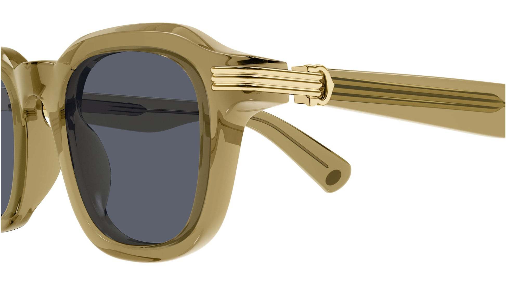 Shop Cartier Rectangular Sunglasses