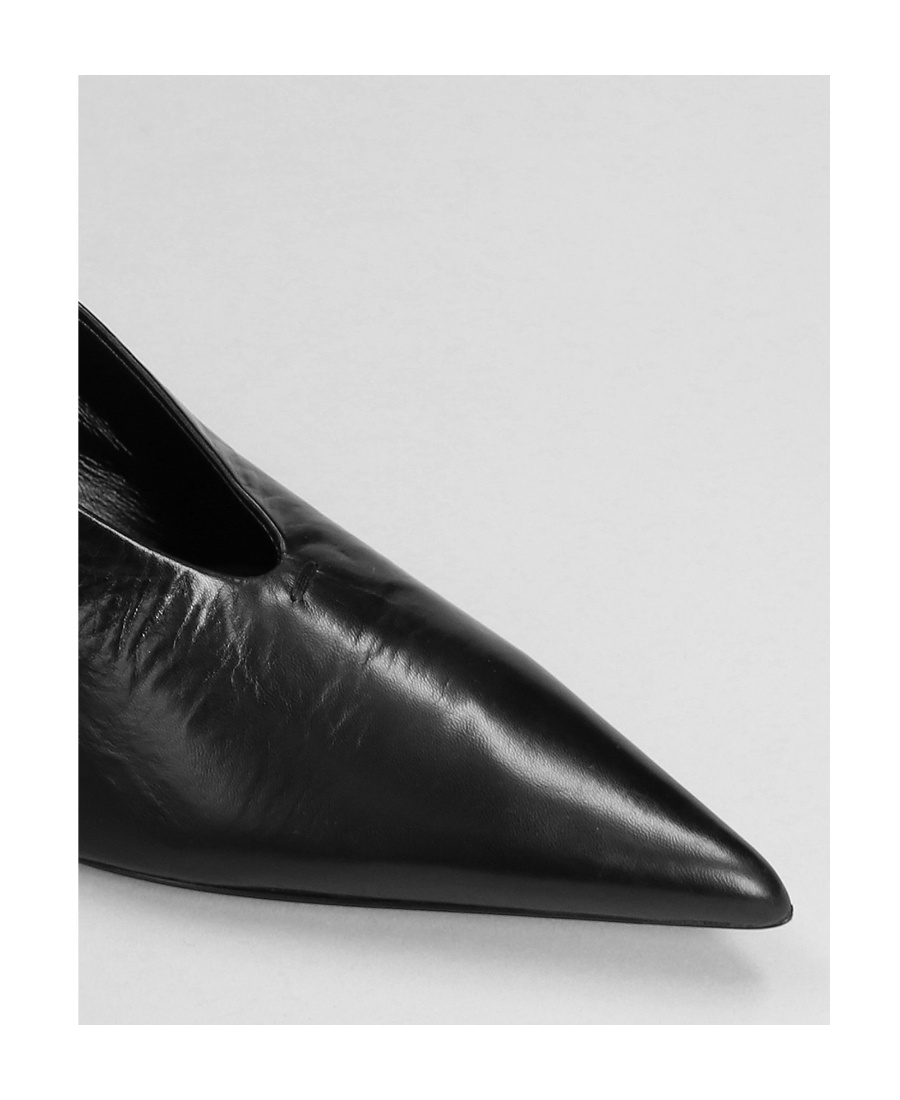 Jil Sander Woman Pumps Black Size 5 Soft Leather In Black