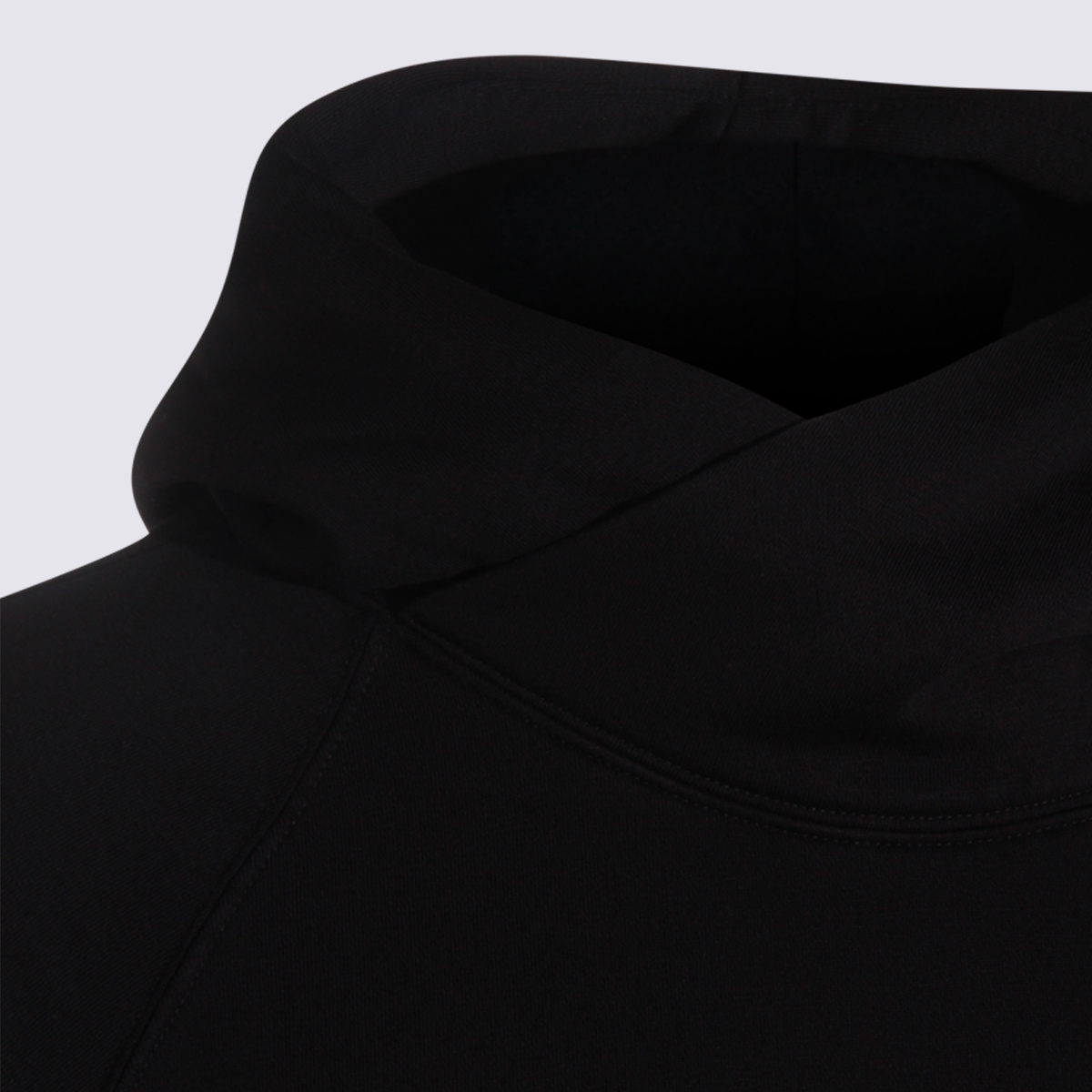 Thom Krom Black Cotton Sweatshirt In Black