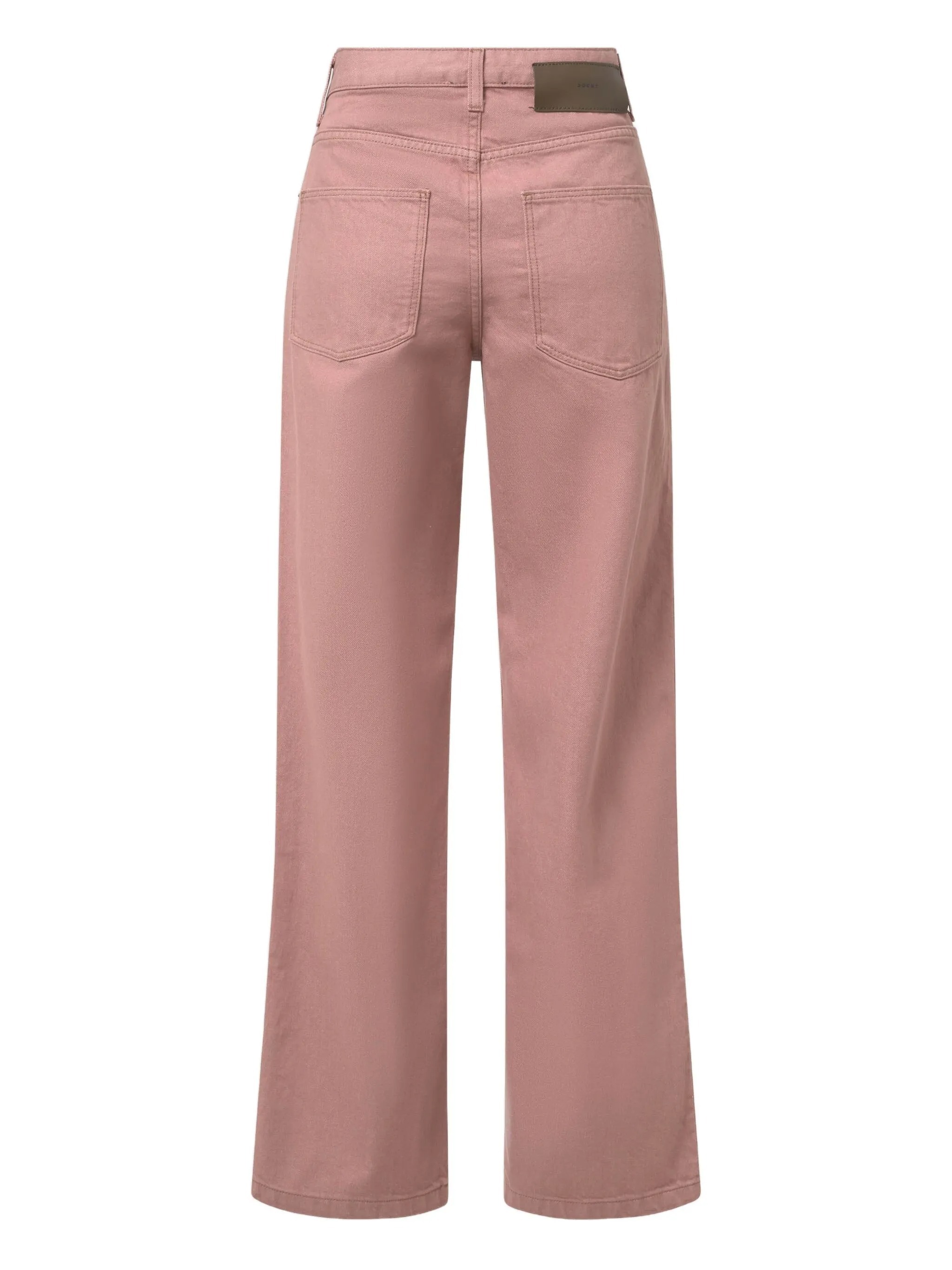 Soeur Womens Rose Blush Calvin Straight-leg Mid-rise Jeans In Pink