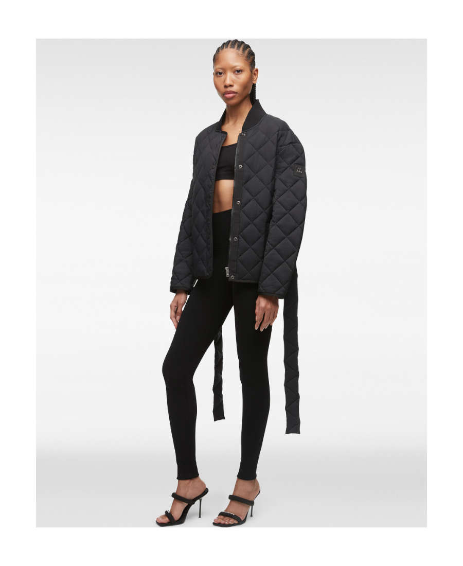 Moose Knuckles Queensway Quilted Belted Jacket In Black