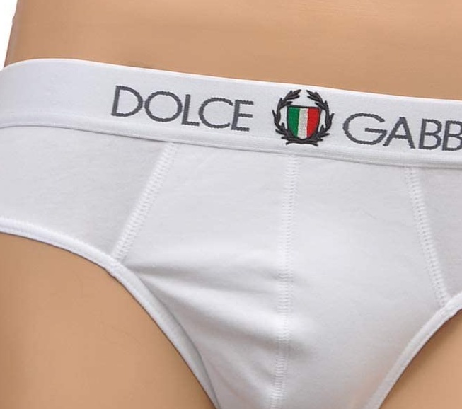Dolce & Gabbana Logo-waistband Stretch-cotton Briefs In White