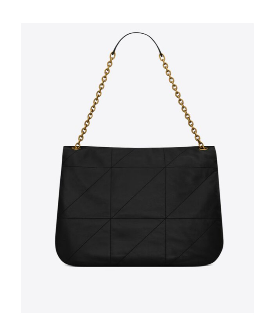 Saint Laurent Jamie Leather Shoulder Bag In Black