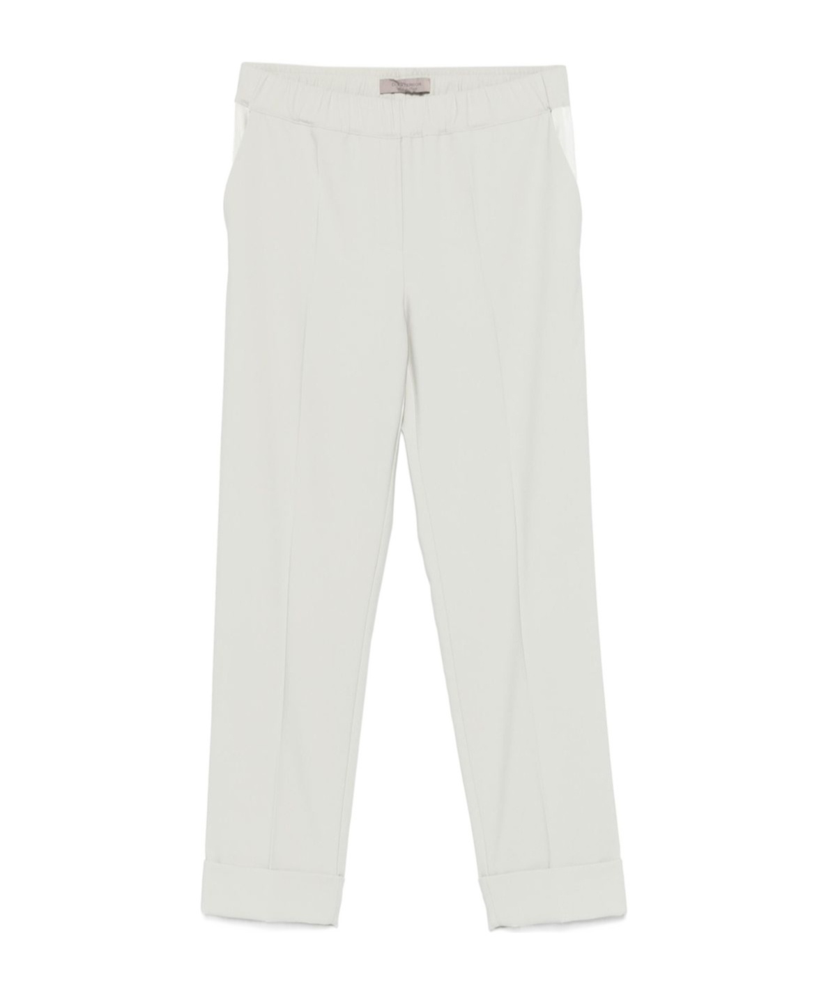 D Exterior D.exterior Elastic Waist Cropped Pants In Green