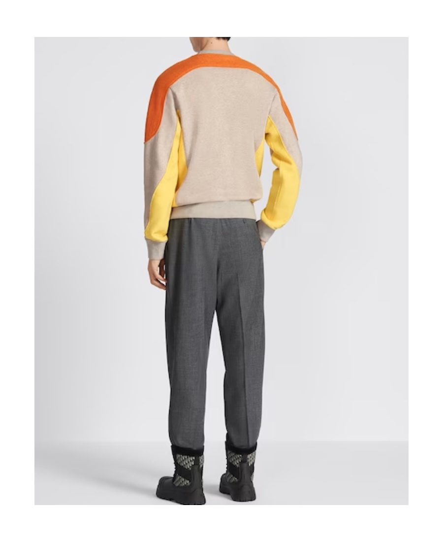 Dior Homme Straight-leg Pleated Pants In Gray