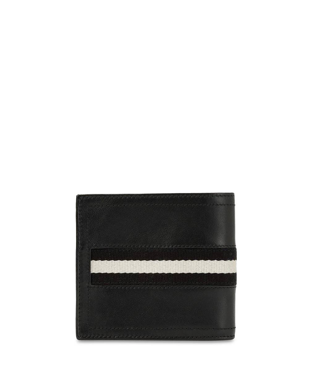 Shop Bally Short Double-folded Wallet In Black