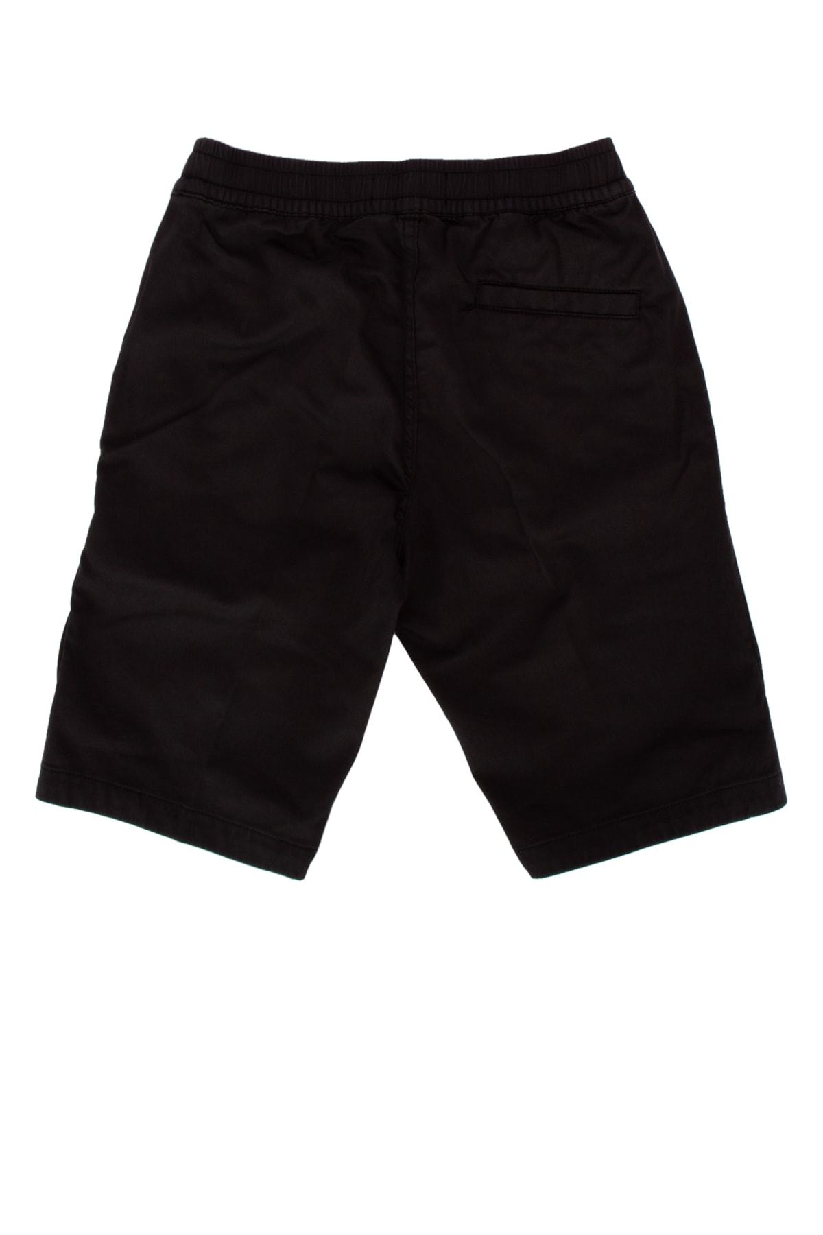 Stone Island Logo-patch Bermuda Shorts In Black