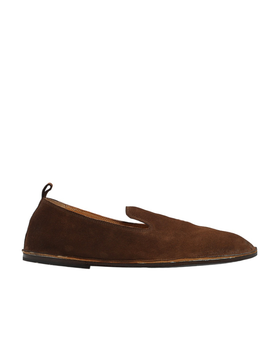 Marsèll Almond Head Flat Shoes In Brown