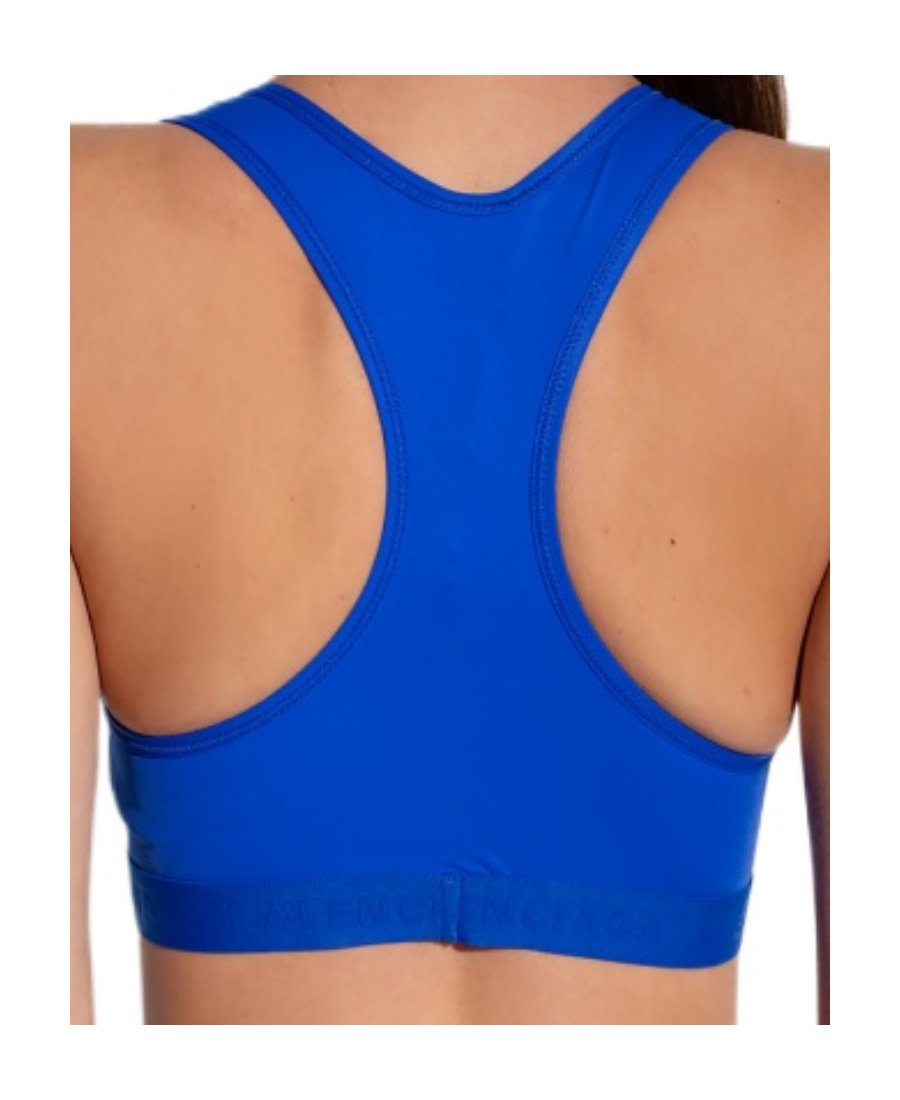 Balenciaga Athletic Sports Bra In Blue