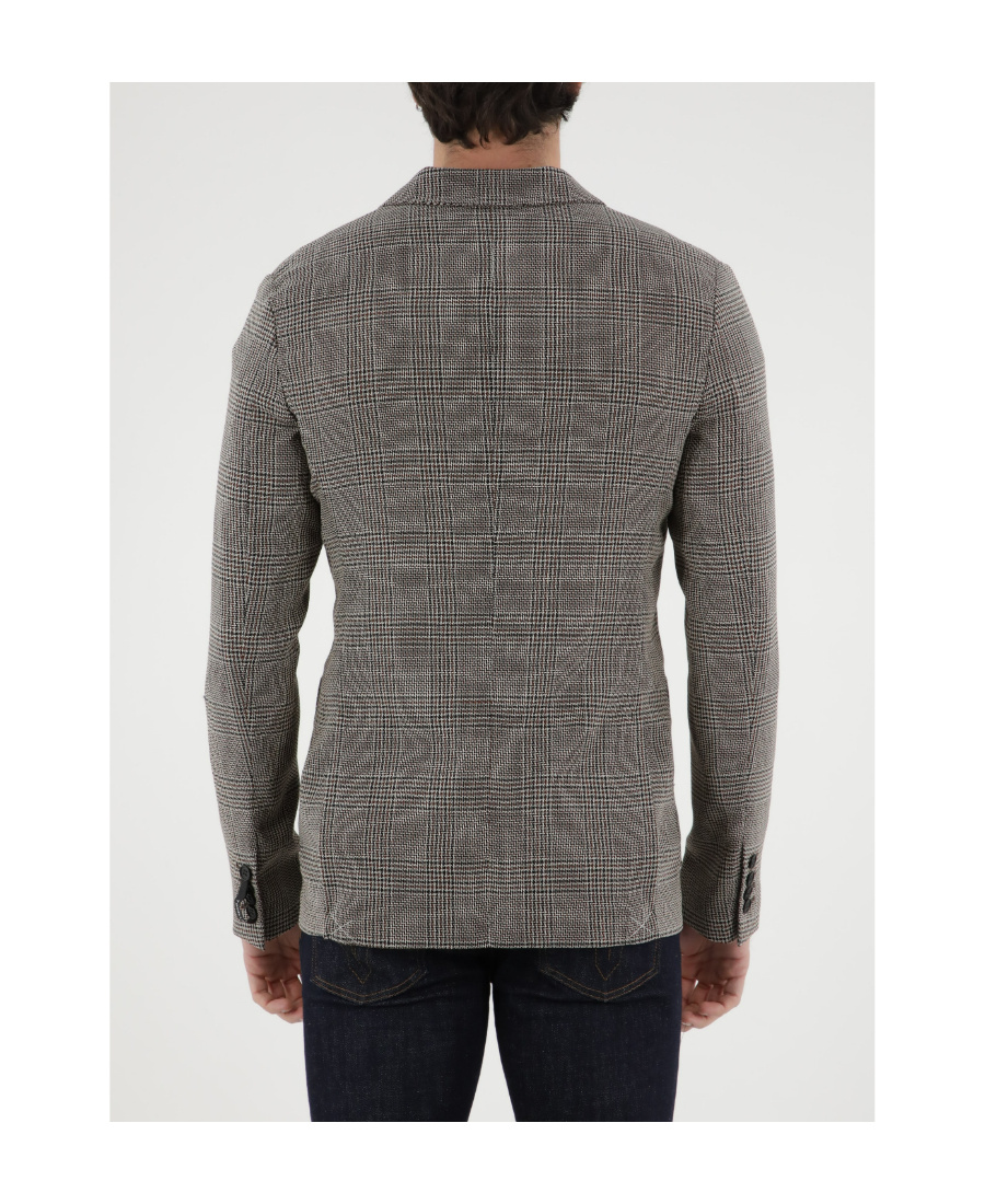 Tonello Double-breasted Suit Jacket In Gray