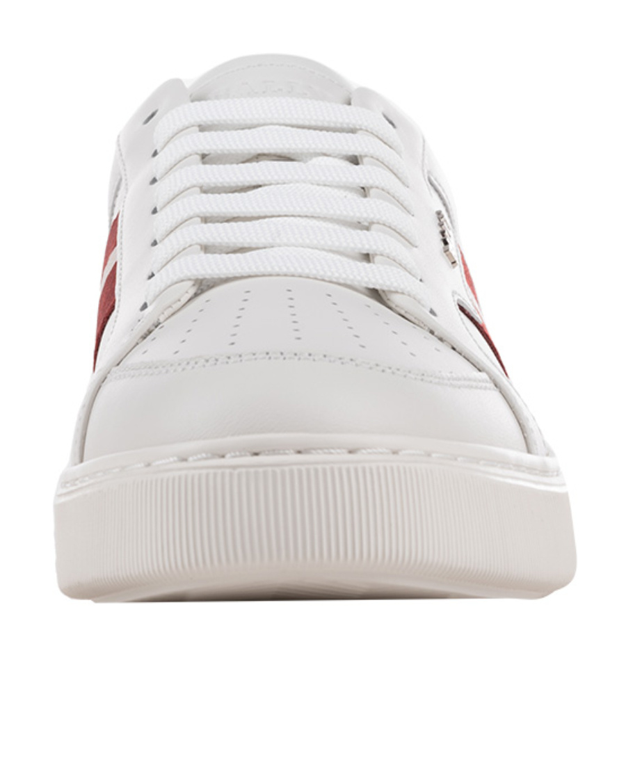 Shop Bally Low-top Sports Shoes With Round Head Logo In White