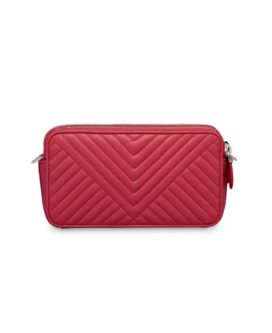 Prada Logo Mini Bag In Red