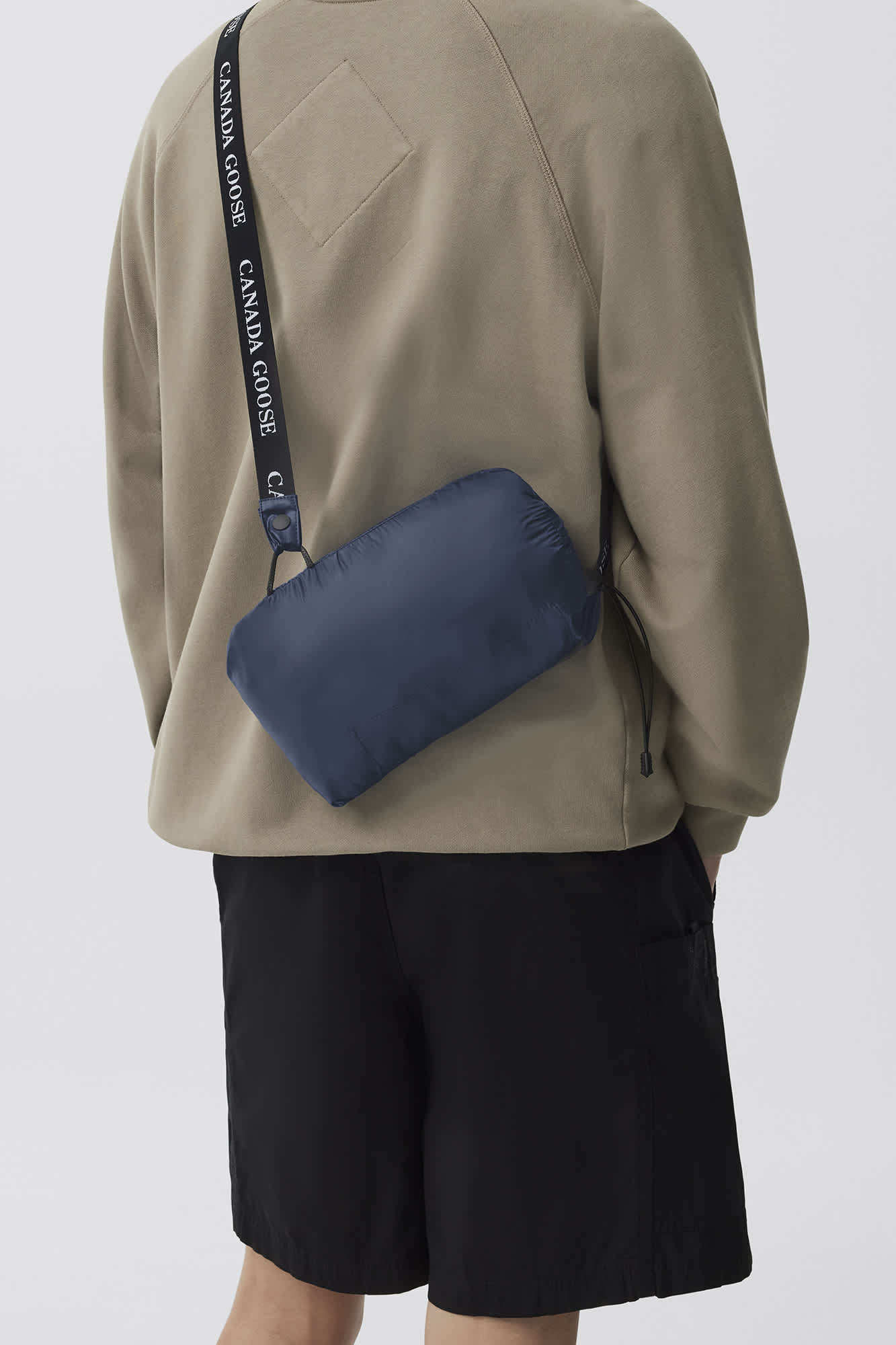 Canada Goose Metallic Feather-down Padded Jacket In Blue