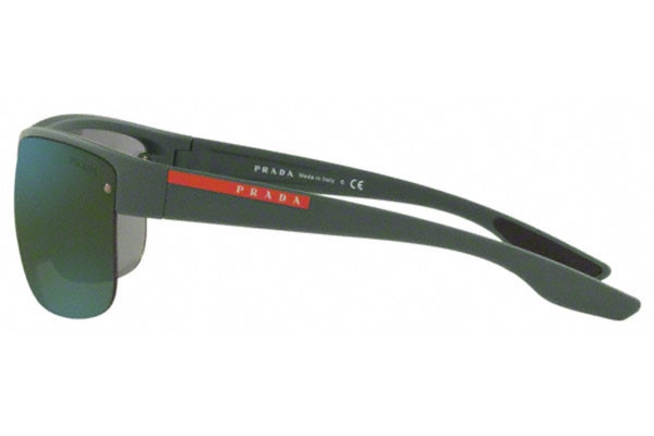 Prada Logo Sunglasses In Green