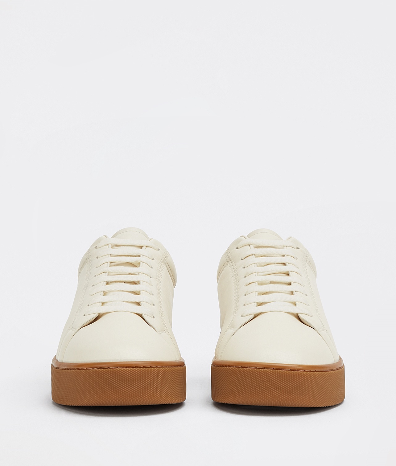 Bottega Veneta Low-top Lace-up Trainers In Brown