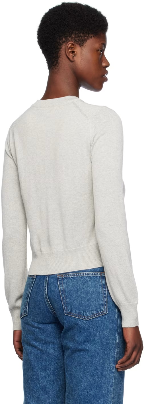 MAISON KITSUNÉ BOLD FOX HEAD WOOL CARDIGAN