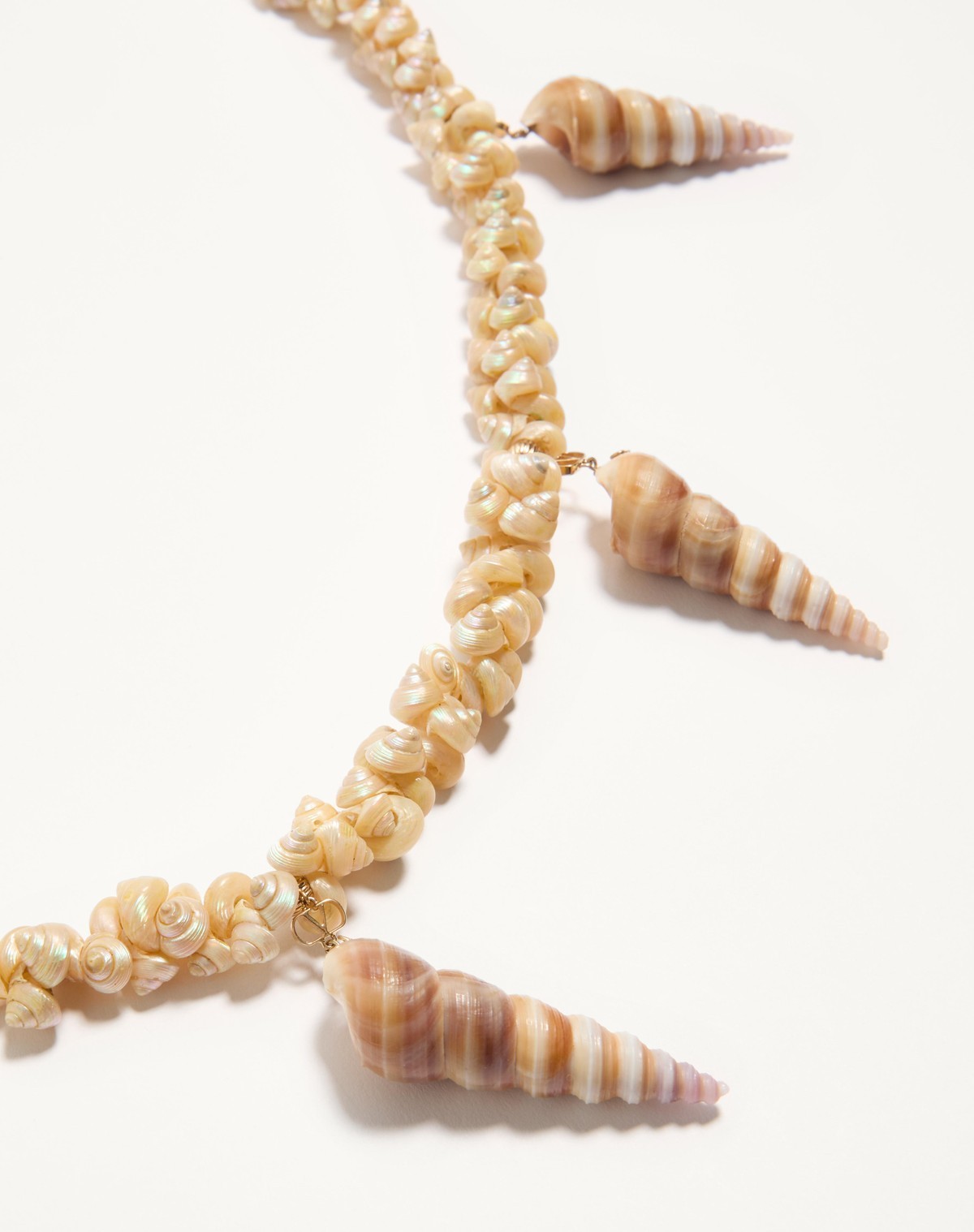 Valentino Jardin Aquatique Necklace In Metal And Shells