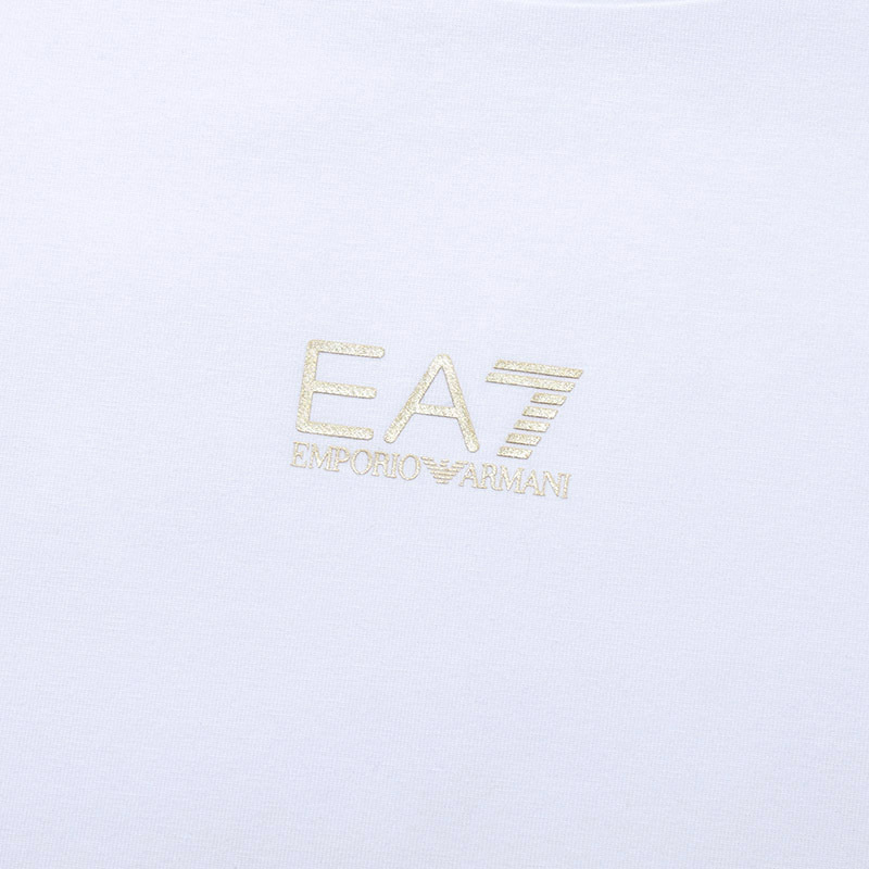 Ea7 Logo Printed T-shirt In White
