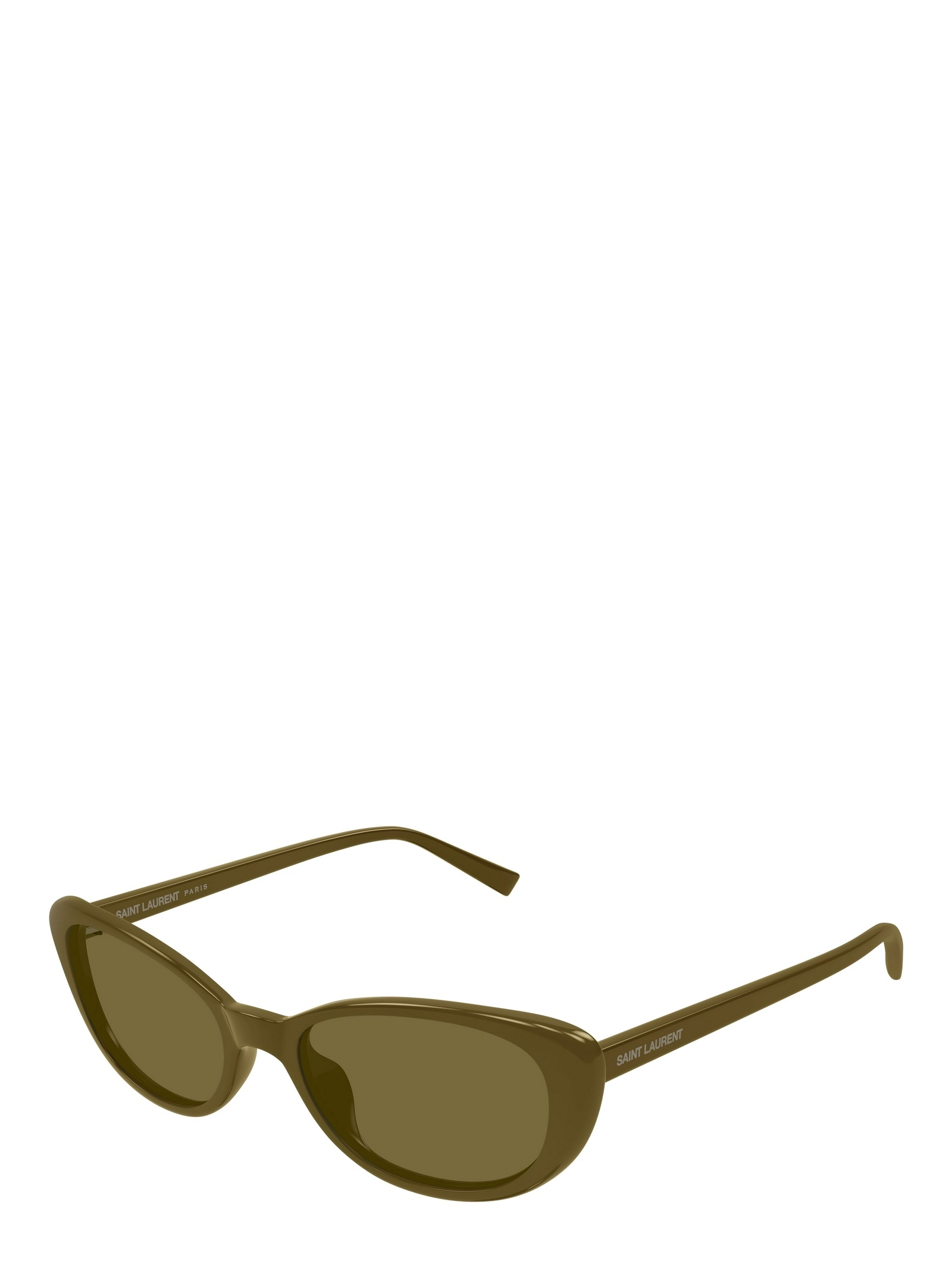 Saint Laurent Cat-eye Sunglasses In Green