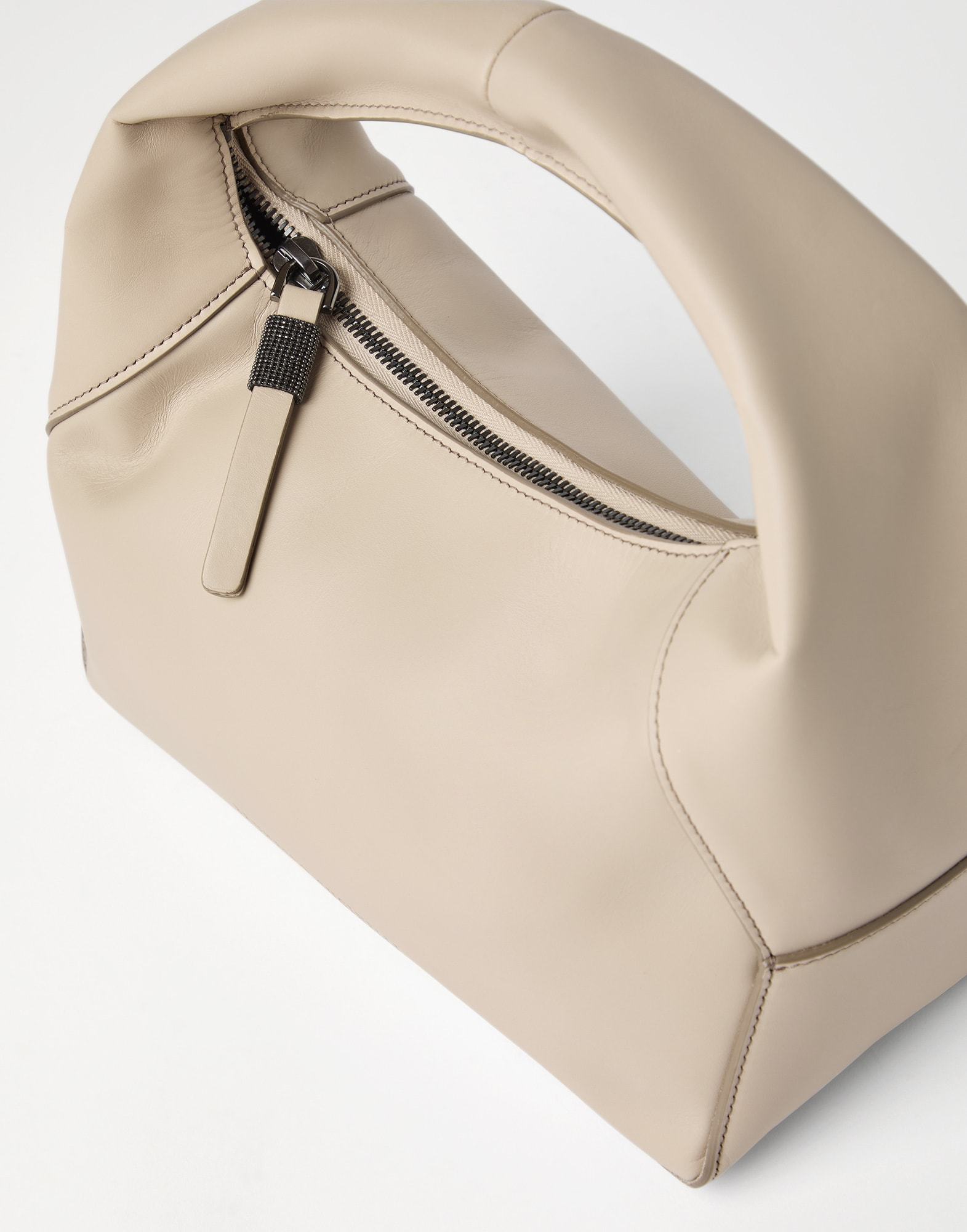 BRUNELLO CUCINELLI ZIPPERED HANDBAG 