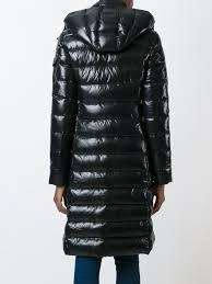 Moncler Logo Down Jacket In Blue