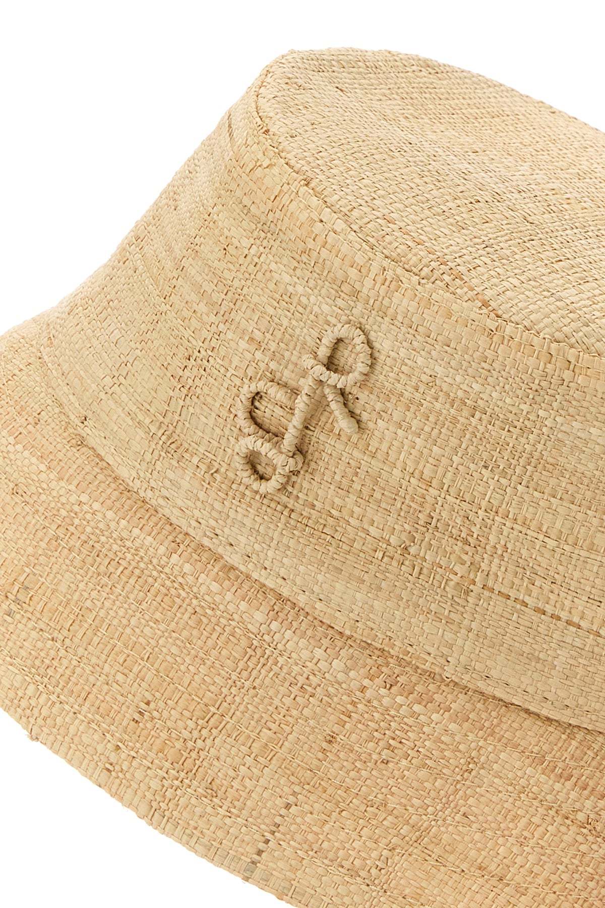 RUSLAN BAGINSKIY STRAW BUCKET HAT