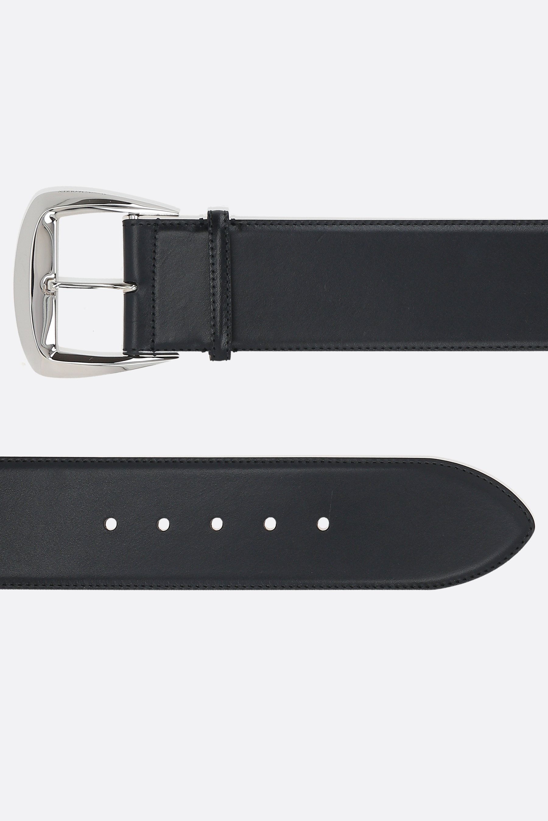 Alexander Mcqueen Logo Belt In Black