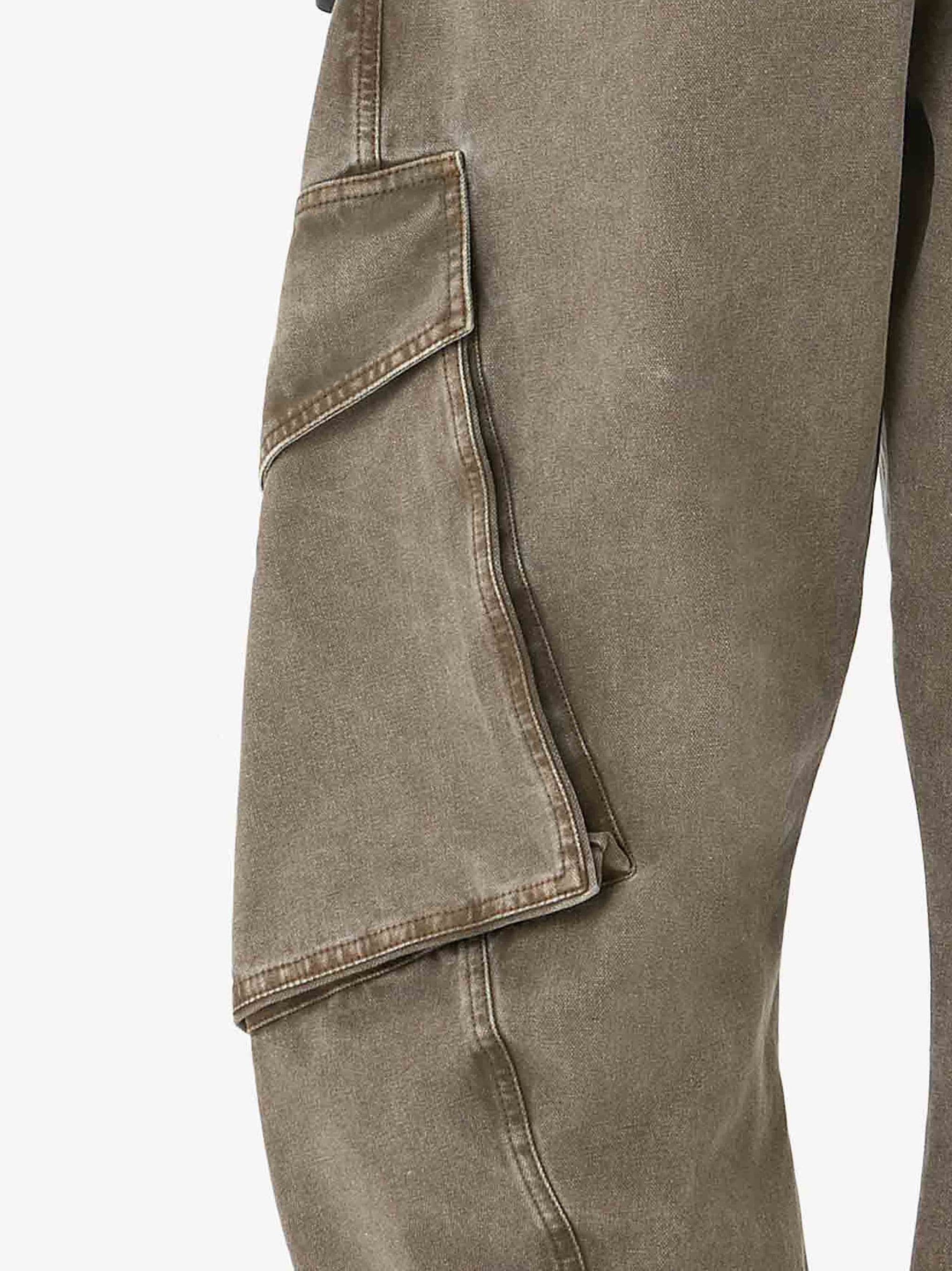 Shop Jw Anderson Twisted Cargo Jeans In Green