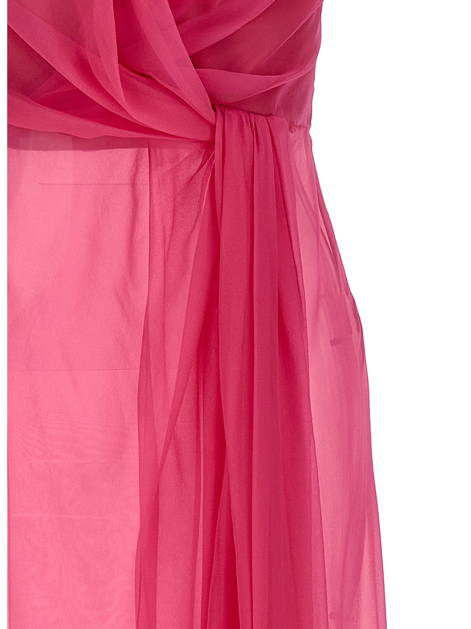 Alberta Ferretti Chiffon Blouse In Pink