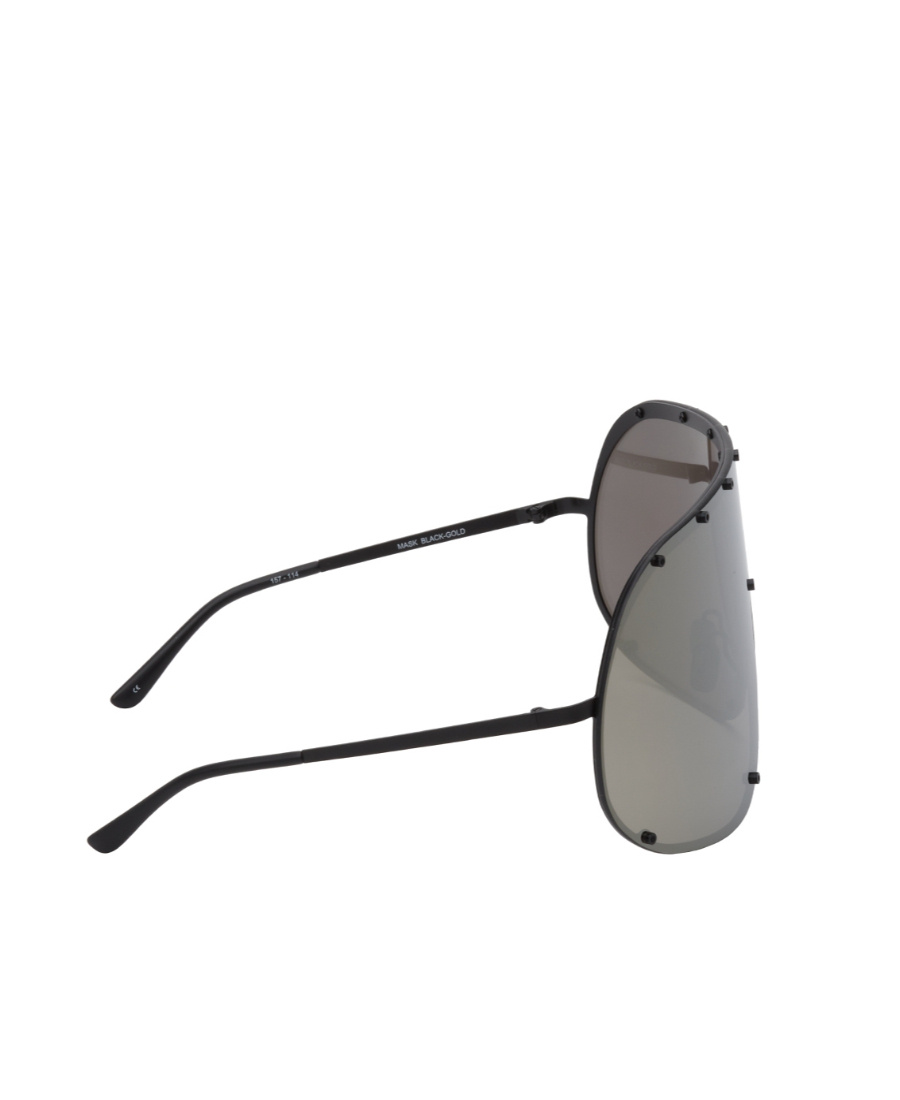 Rick Owens Oversize Mask Sunglasses In Nude