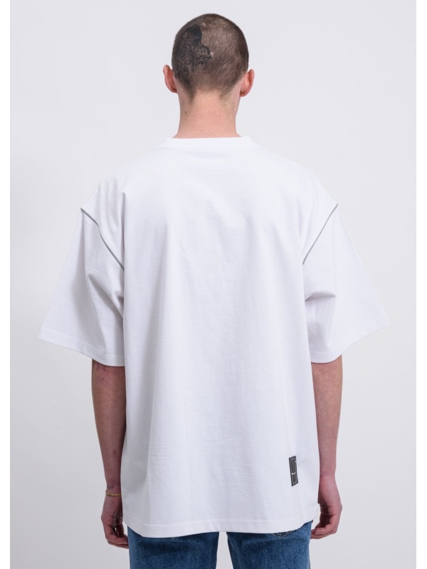 We11 Done We11done Logo Printed T-shirt In White