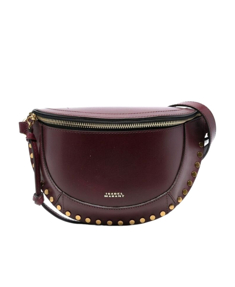 Isabel Marant Studded Cross-body Bag Adjustable Strap In Black