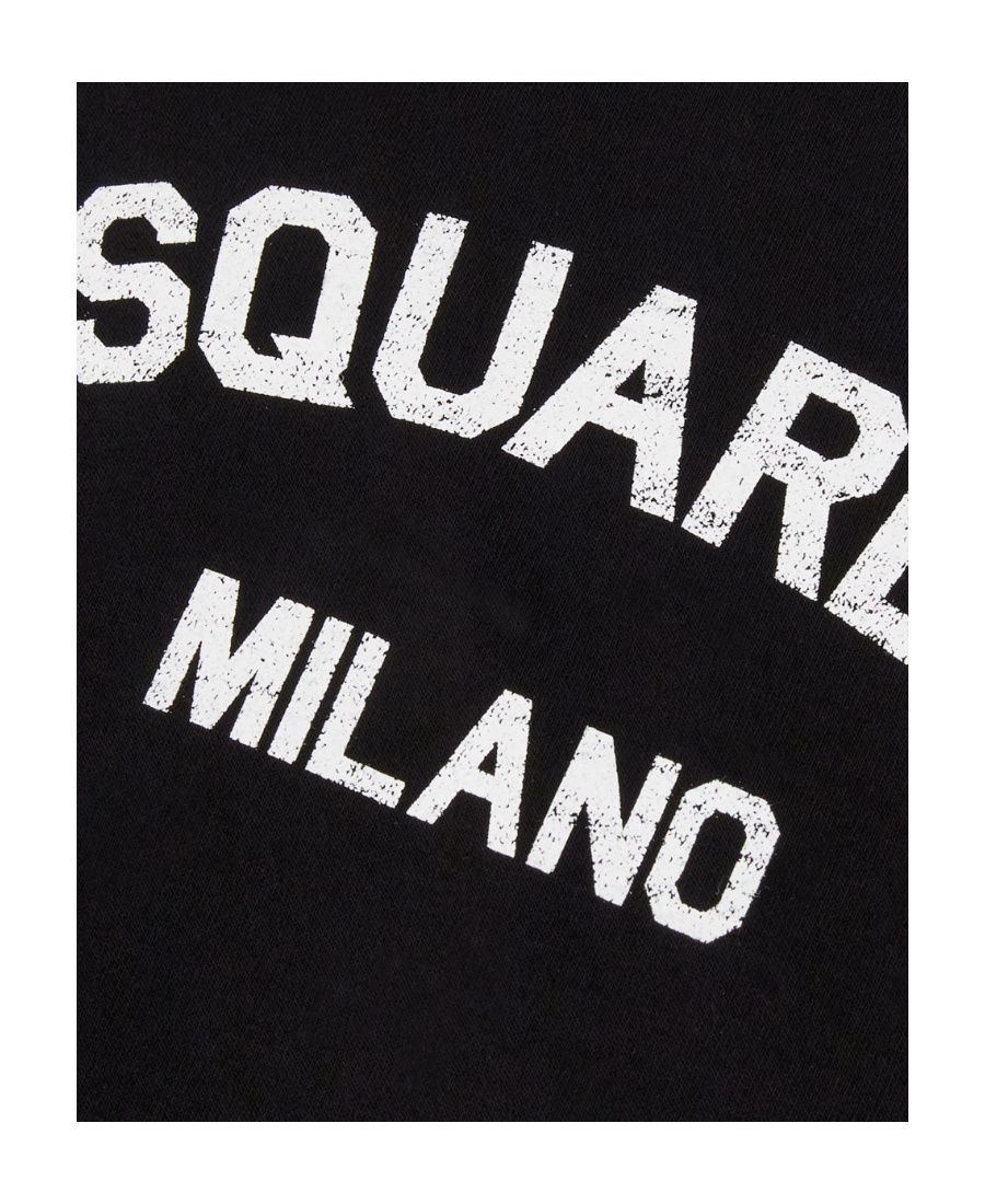 Dsquared2 Logo-print Cotton T-shirt In Black