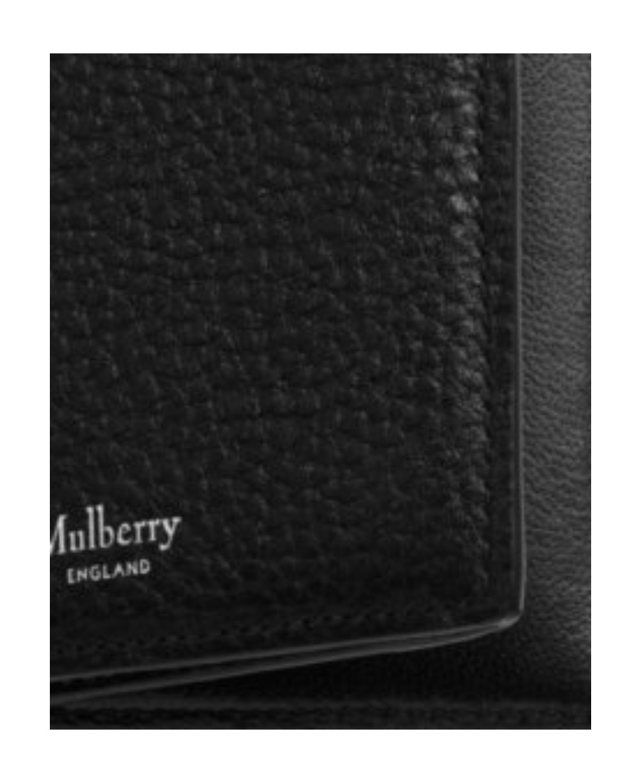Mulberry Logo-detail Leather Wallet In Black