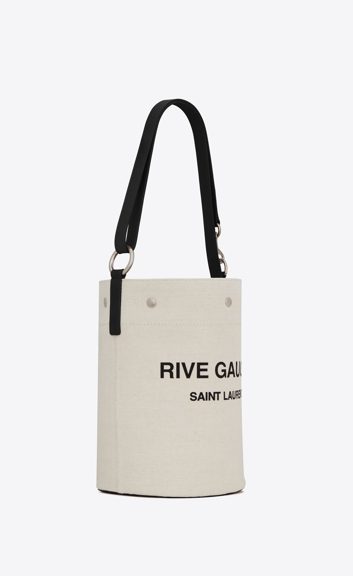 Saint Laurent Rive Gauche Shopping Bag In White
