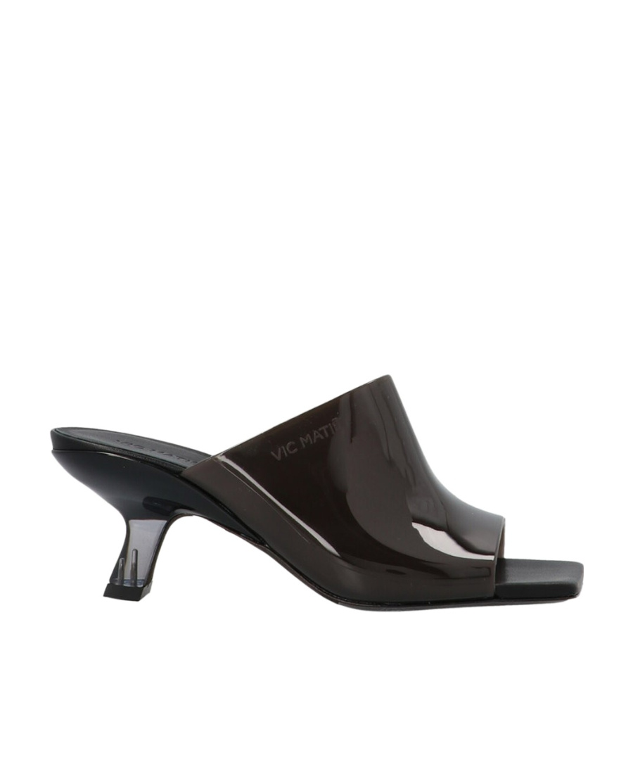 Vic Matie Open-toe Mule Sandals In Black