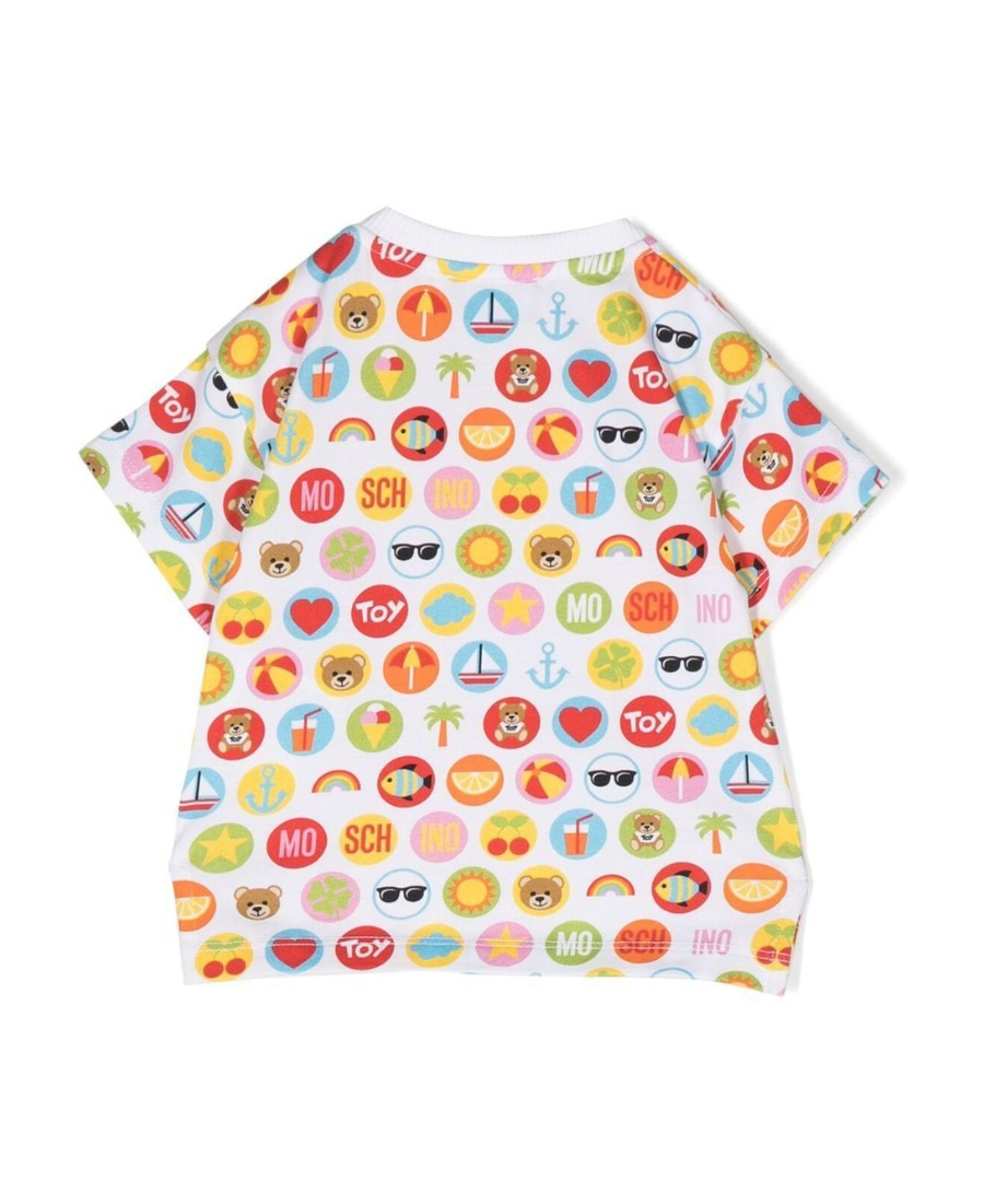 Moschino Motif-print T-shirt In White