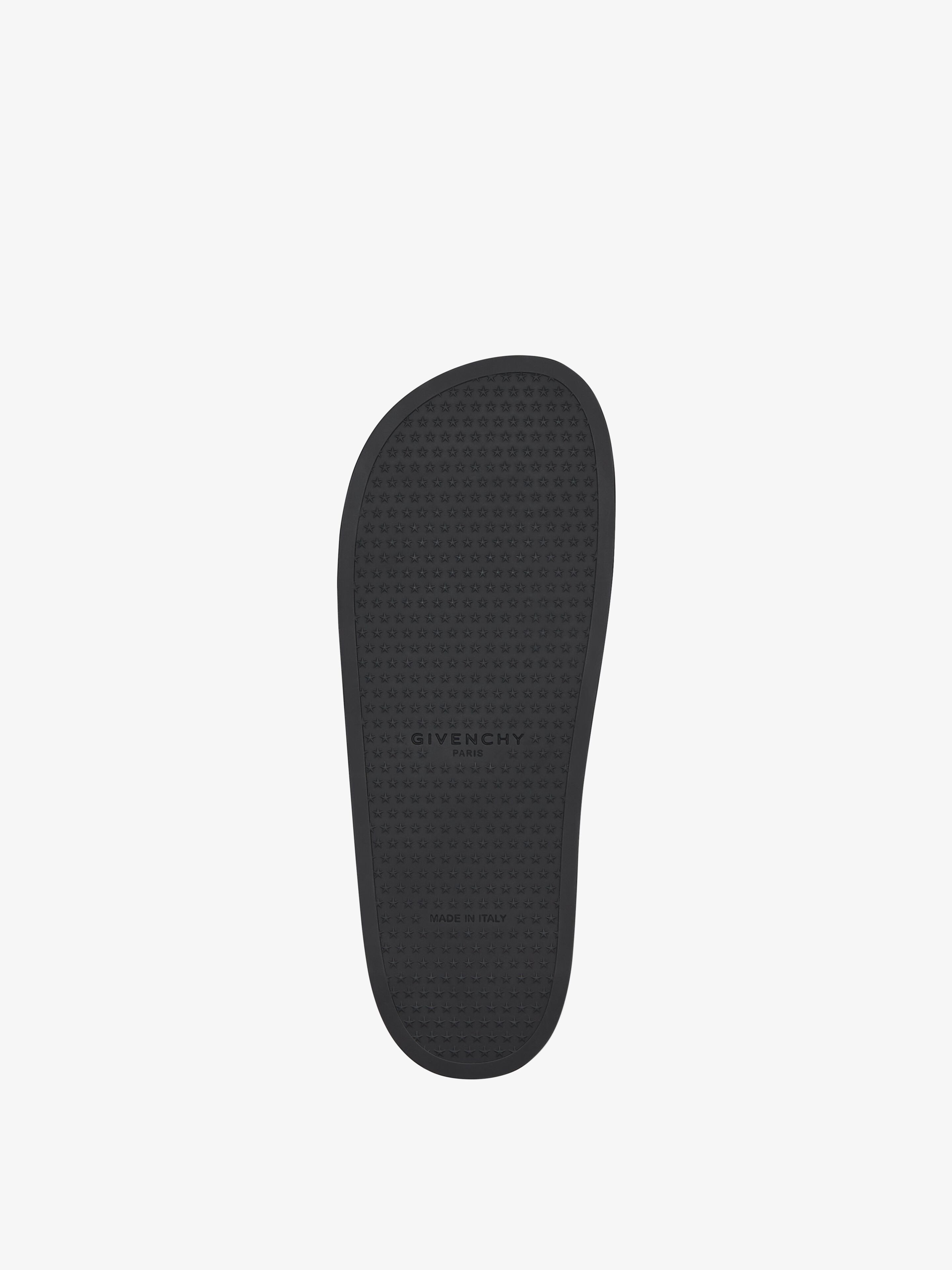 Givenchy Slide Scratch Flat Sandal In Black